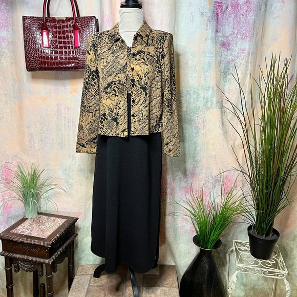 VTG📌 K Petite Elegant & Timeless Business Jacket Dress - Picture 1 of 16